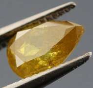 Shimmering .59ct yellow Diamond
