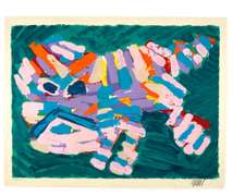 Karel Appel- Stalking Cat