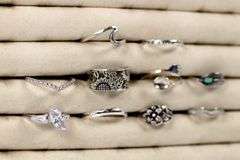 .925 Sterling Silver Curated Ring Lot of 10 Rings Various Sizes & Styles