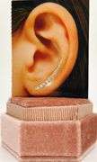 14kt Solid Yellow Gold & Diamond Earrings