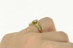 14K Yellow Gold 0.45 Ctw Marquise Diamond Classic Engagement Ring
