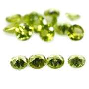 Solitaire cut! Unheated! 12.66ct Peridot set