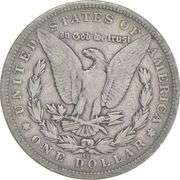 1892-CC Morgan Silver Dollar