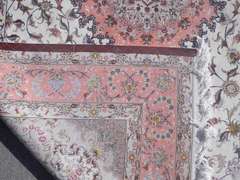 Stunning Part Silk Persian Tabriz 6.7x10