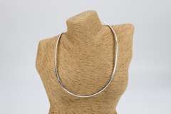 Sterling Silver Italian Omega Necklace 4mm Solid 925 Italy New Cubetto Chain 18"