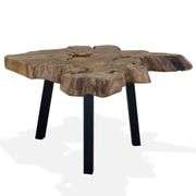 Coffee Table Genuine Teak 31.4x27.5x14.9in
