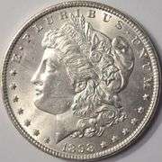 1898 Morgan Silver Dollar, BU.