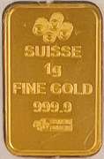 1 Gram Pure Gold Bar