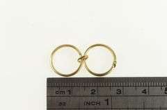 14K Yellow Gold Art Deco Engagement Bridal Set Wedding Charm/Pendant