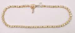 Sparkling 14K Yellow Gold Diamond Tennis Bracelet