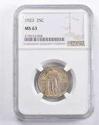 MS63 1923 Standing Liberty Quarter NGC