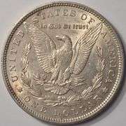 1896 Morgan Silver Dollar, Circulated.