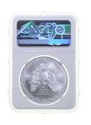 MS67 MINT ERROR 2000 American Silver Eagle REV Struck Thru Graded NGC