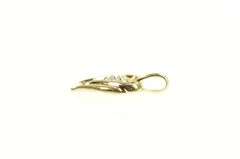 10K Yellow Gold Diamond Cluster Heart Love Symbol Classic Pendant
