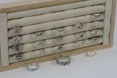 Sterling Silver Curated Ring Assortment Various Sizes & Styles (20 Ring Lot)