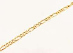 14kt Yellow Gold Figaro Link Bracelet