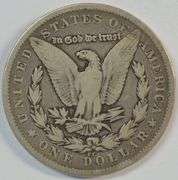 Rare key date 1879-CC Morgan Silver Dollar. Highly collectible