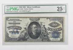 PMG 25 $20 1891 United States Silver Certificate Large Note FR#321