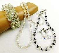 Collection of Vintage Crystal Jewelry