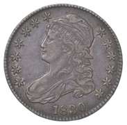 1830 Capped Bust Half Dollar SML O