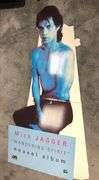 Mick Jagger Wandering Spirit Huge Rare Official Promo Cardboard Display.  67”x 32”   Very good condition