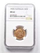 MS62 1903-S Australia 1 Gold Sovereign NGC