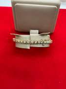 CERTIFIED 14K GOLD AND DIAMOND BRACELET. 5.50 CARATS . MINT