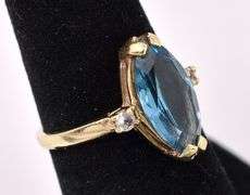 Large Spinel Ring In Yellow Gold