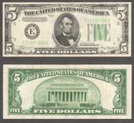 $5 1934 FRN LGS Uncirculated