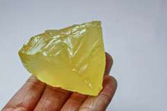 Huge 435ct uncut lemon Citrine