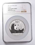 PF69 UCAM 2011 China 50 Yuan 5 Oz Silver Panda NGC