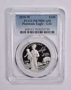 PR70 DCAM 2018-W $100 American Platinum Eagle Life 1 Oz Platinum PCGS
