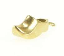 14K Yellow Gold 3D Dutch Clog Shoe Vintage Charm/Pendant