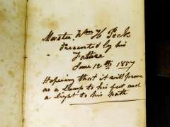 1855 Small Antique Leather Bible