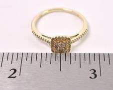 Amazing Diamond Ring In Yellow Gold