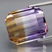 Amazing! 11.82ct bi-color unheated Ametrine