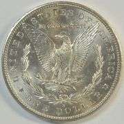 Blazing-white Choice BU 1897-S Morgan Silver Dollar