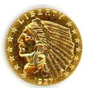 1927 $2.50 Indian Gold Piece