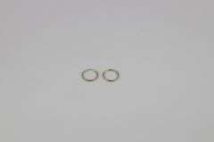 10k Yellow Gold Endless Hoop Earrings Lot of 5 Pairs 12.5mm
