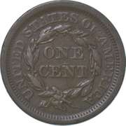 1854 Braided Hair Large Cent