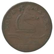 1787 United States Pre-Federal New Jersey Cent m 31-L w5095