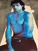 Mick Jagger Wandering Spirit Huge Rare Official Promo Cardboard Display.  67”x 32”   Very good condition