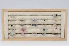 .925 Sterling Silver Curated Ring Set 20 RIng Lot Various Sizes & Styles