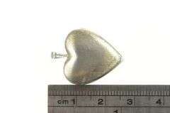 Sterling Silver 14k Gold Filigree Heart Photo Picture Locket Pendant