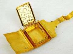 Exquisite Antique 14K Gold Vinaigrette
