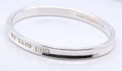Tiffany & Co 1837 Bangle in 925 Sterling Silver