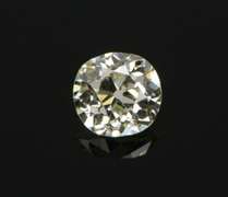 GIA 0.95 Ct Old Mine Cut N Color VS1 Diamond