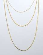 Group of 3 Lengths of 14k Pendant Necklaces