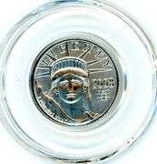 2008 $10 BU Platinum Eagle in Plastic Holder