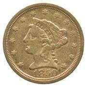 1850-O $2.50 Liberty Head Gold Quarter Eagle